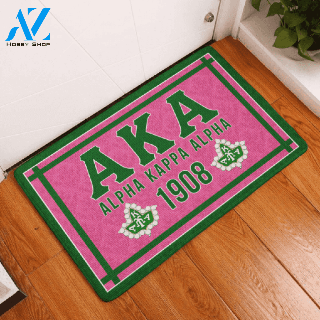 Alpha Kappa Alpha Sorority 1908 Doormat