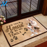 Amazing Cardigan Welsh Corgi Family - Dog Doormat | Welcome Mat | House Warming Gift