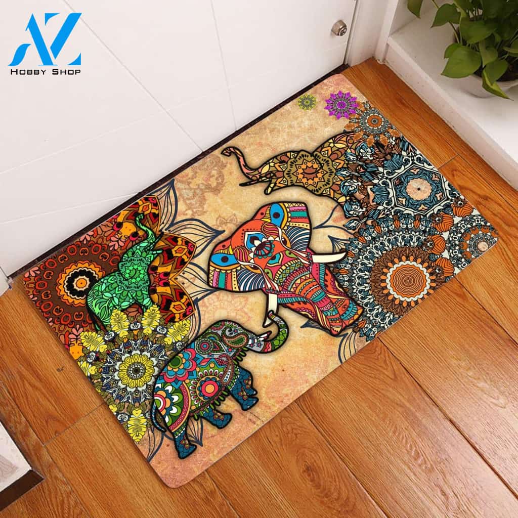 Amazing Elephant Doormat Welcome Mat House Warming Gift Home Decor Funny Doormat Gift Idea