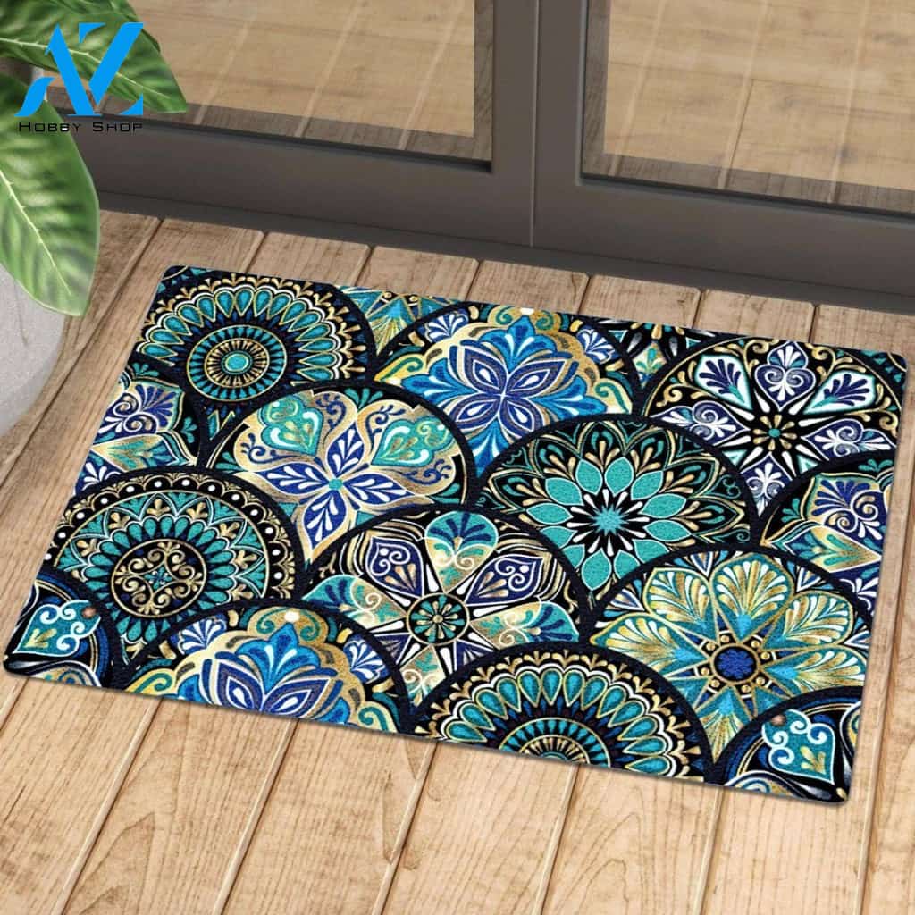 Amazing Mandala Boho Doormat 47 Welcome Mat House Warming Gift Home Decor Funny Doormat Gift Idea