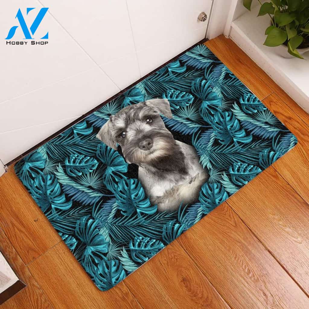 Amazing Miniature Schnauzer Doormat