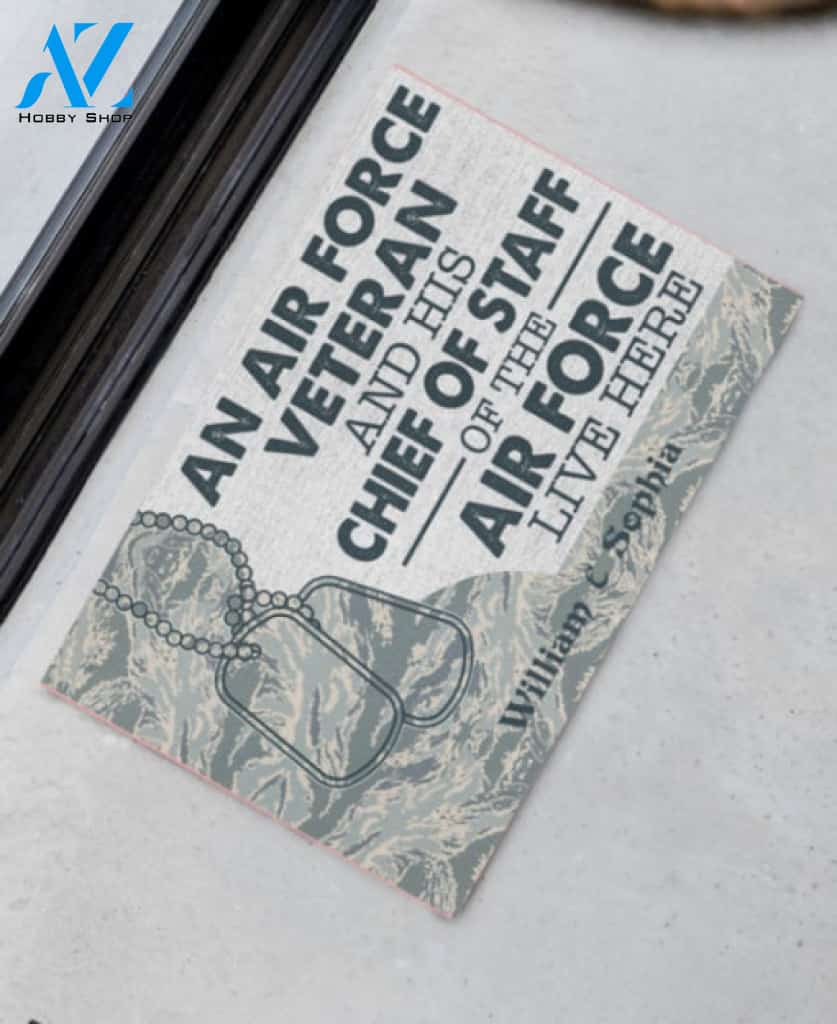 An Air Force Veteran And His Chief Of Staff Of The Air Force Live There Doormat