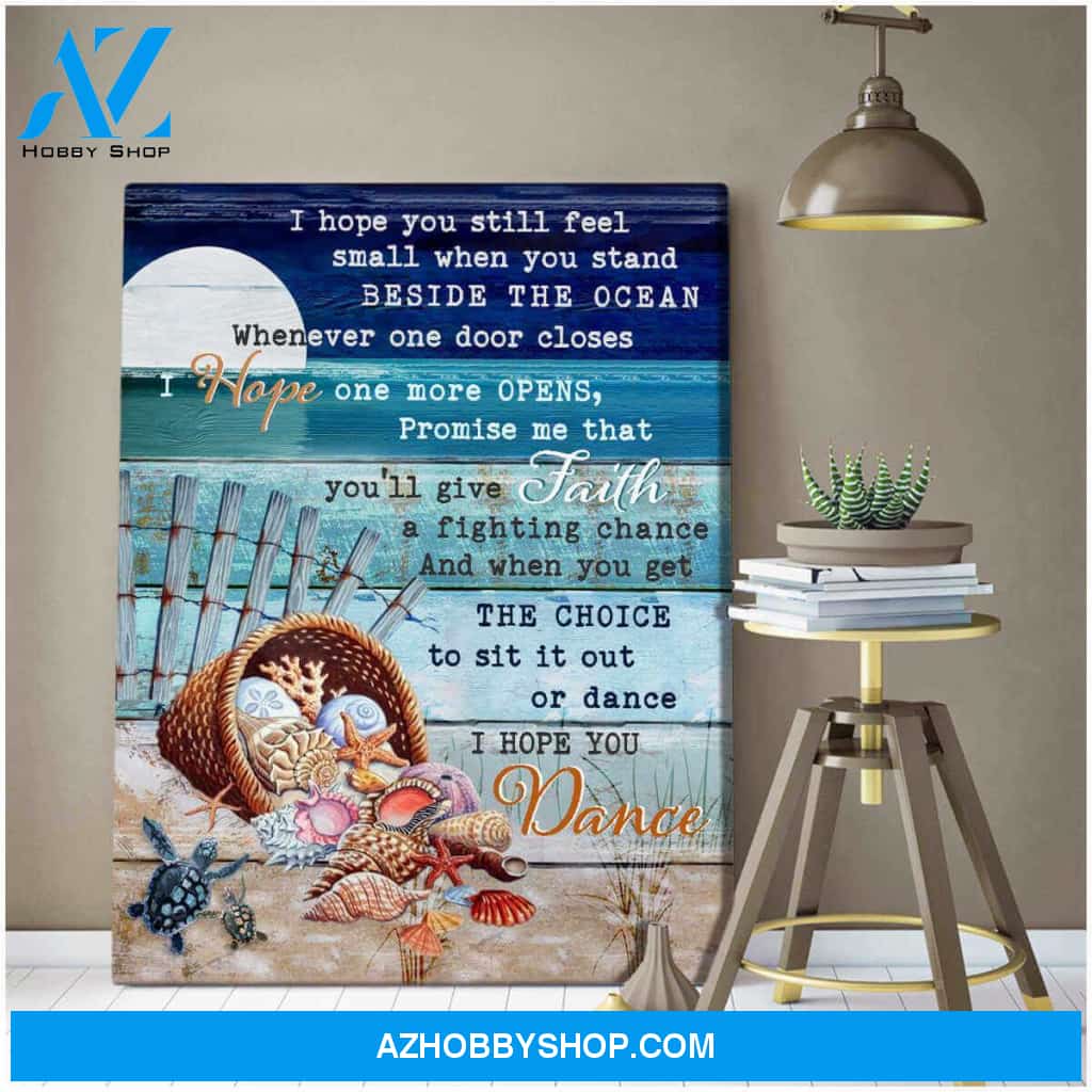 And When You Get The Choice I Hope You Dance Canvas Wall Art, Wall Decor Visual Art