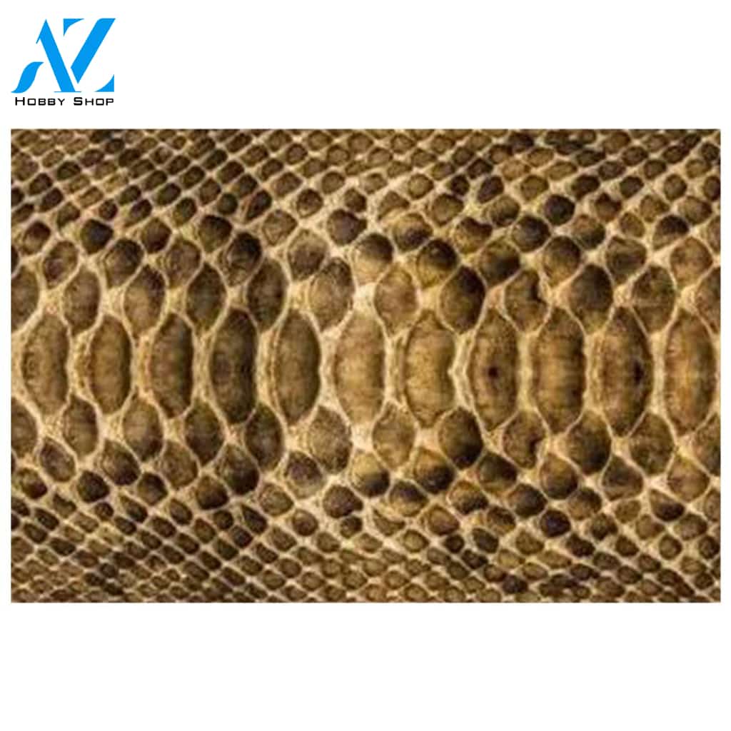 Animal Snake Skin Doormat Floor Mats Rugs Indoor and Outdoor Doormat Warm House Gift Welcome Mat Gift for Friend Family