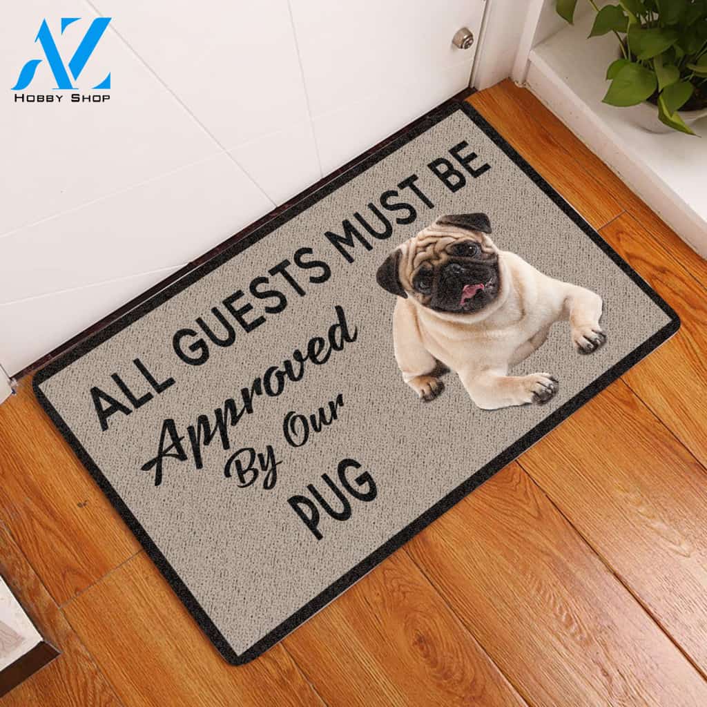 Approved By Our Pug Doormat