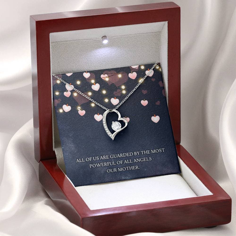 Guarded by our Mother Forever Love Necklace