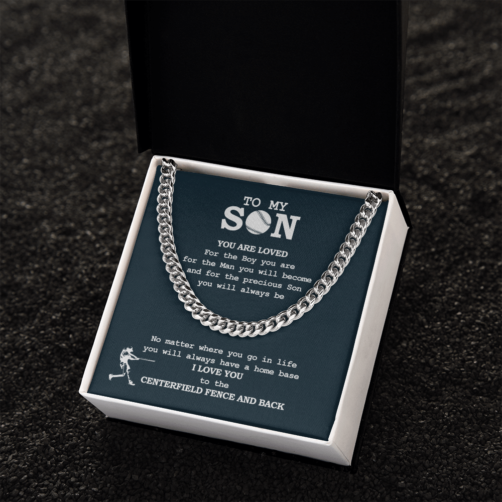 Cuban Link Necklace - My Son Home Base, Cuban Link Chain