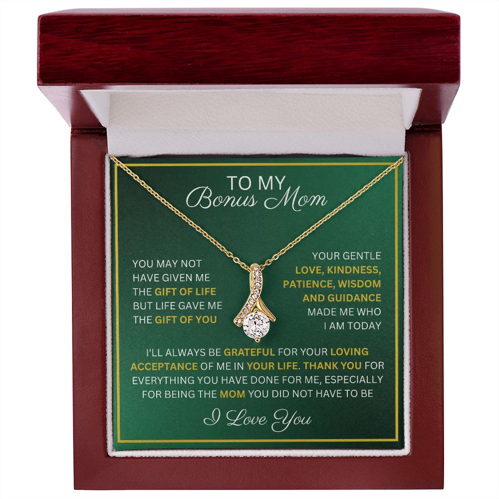 To My Bonus Mom - The Gift of You - Alluring Beauty Necklace For Mother's Day