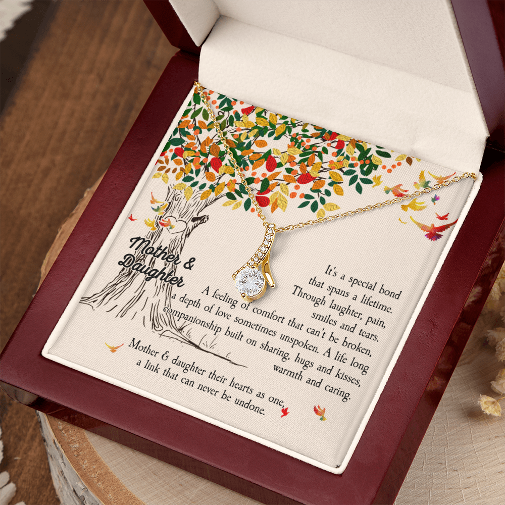 Mother & Daughter Necklace - Gift for Birthday, Anniversary Gift, Necklace for Daughter, Alluring Beauty Necklace