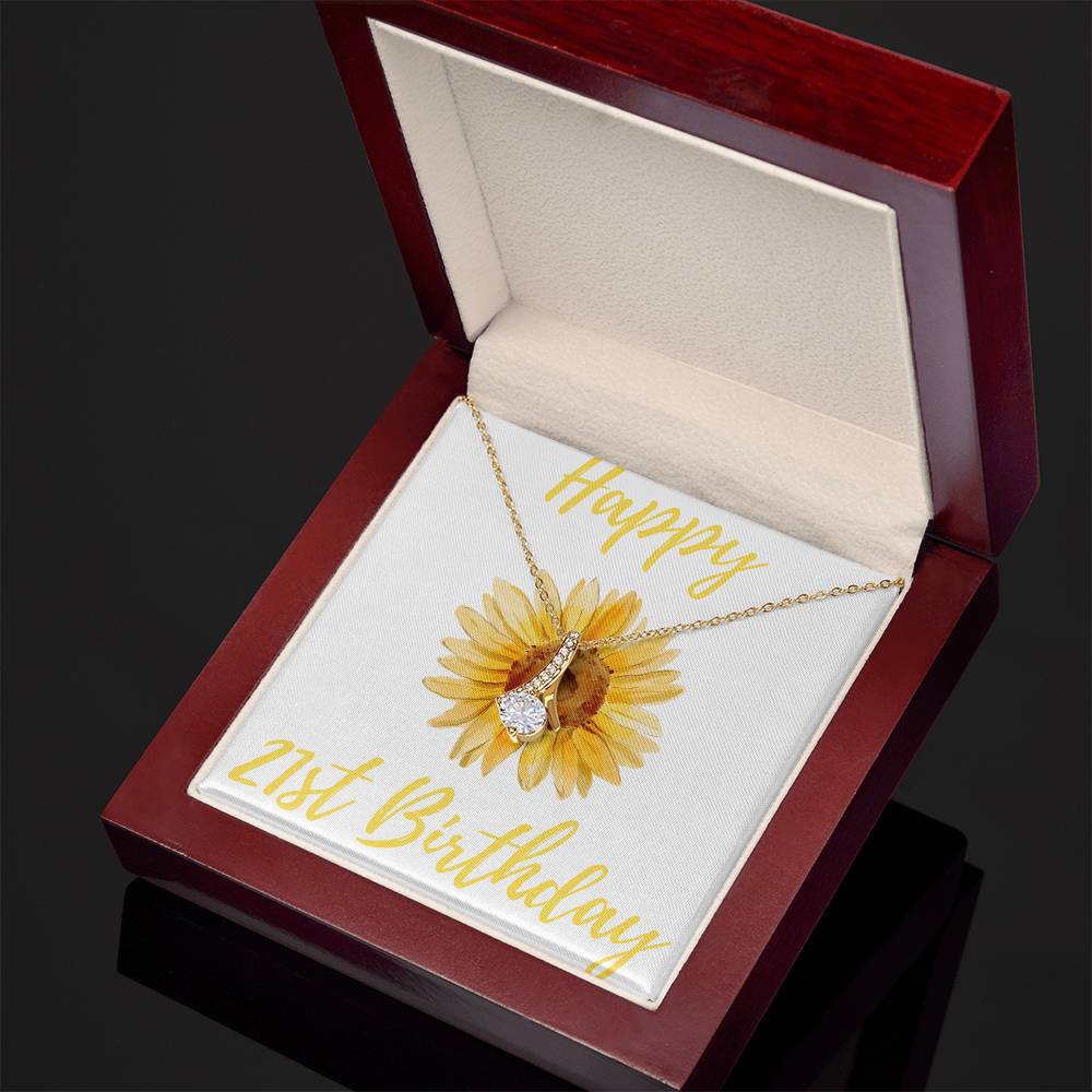 Happy 21st Birthday Alluring Beauty Necklace