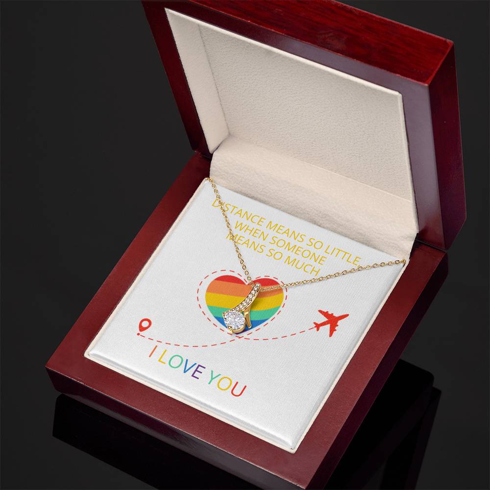 Distance Relationship Alluring Beauty Necklace