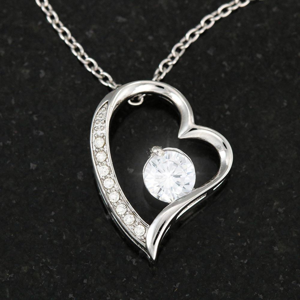Namashops - Forever Love Necklace - To My Wife - Last Everything - Butterfly, Gift For Wife, For Mom, Gift For Christmas, Birthday