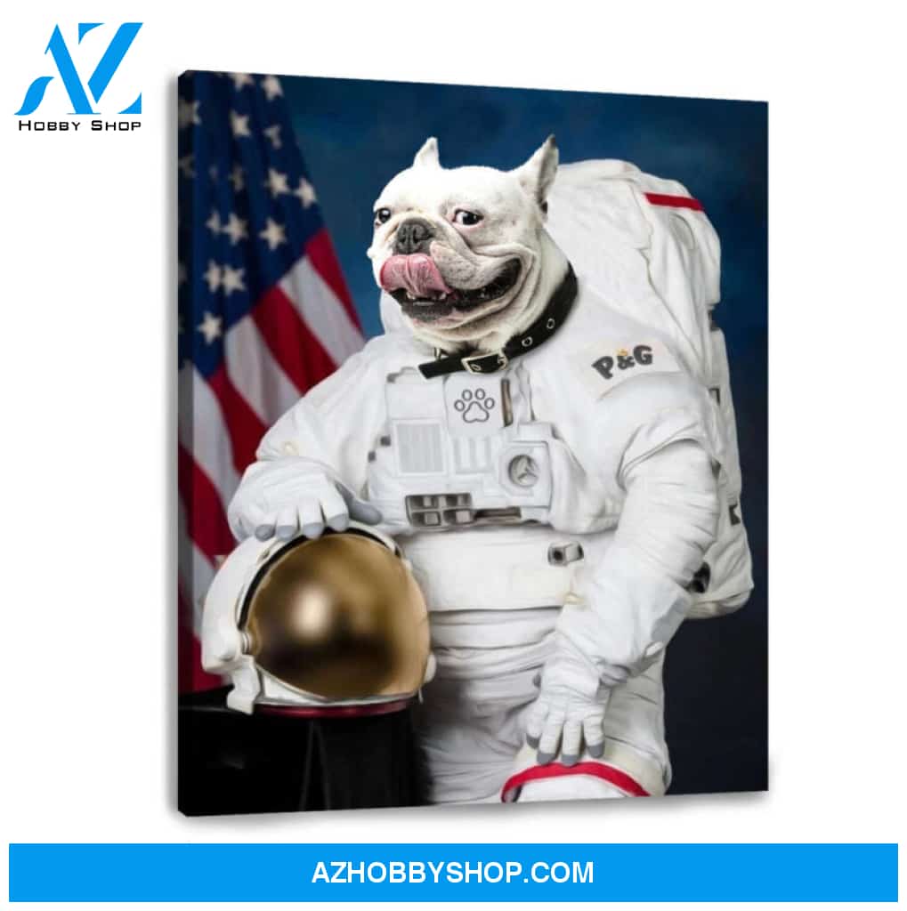 Astronaut Custom Pet Portraits Wall Art Decor Ohcanvas