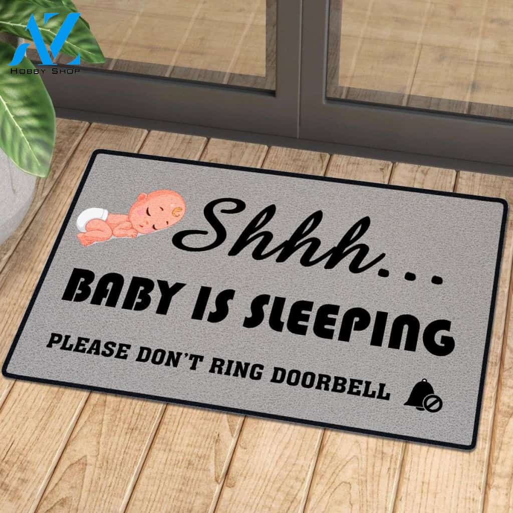 Baby Is Sleeping Doormat | Welcome Mat | House Warming Gift