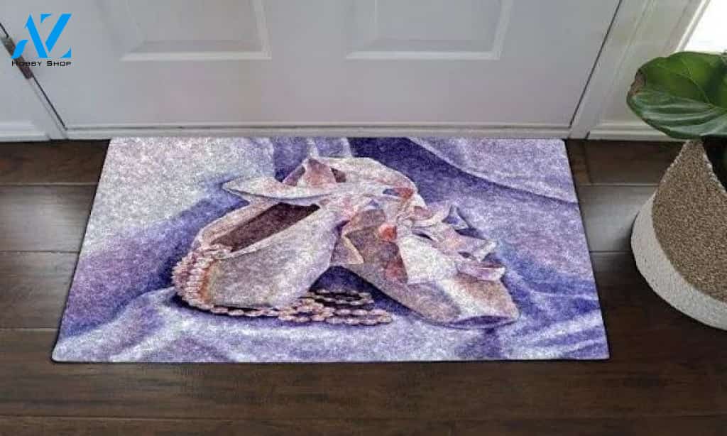Ballet Shoes Indoor and Outdoor Doormat Warm House Gift Welcome Mat Gift for Friend Family