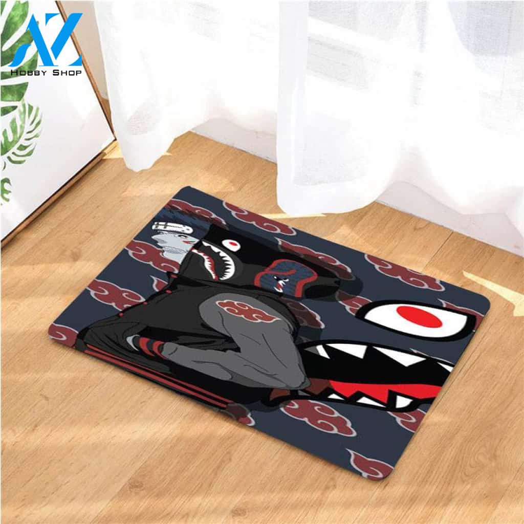 bape shark wallpaper doormats