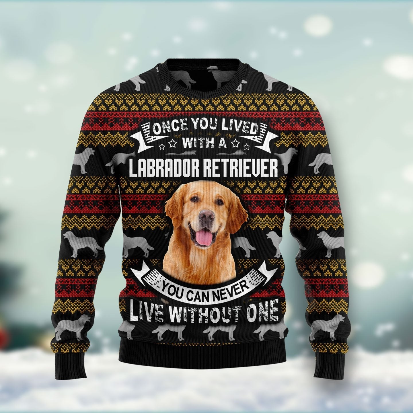 Labrador Retriever Dog Ugly Christmas Sweater
