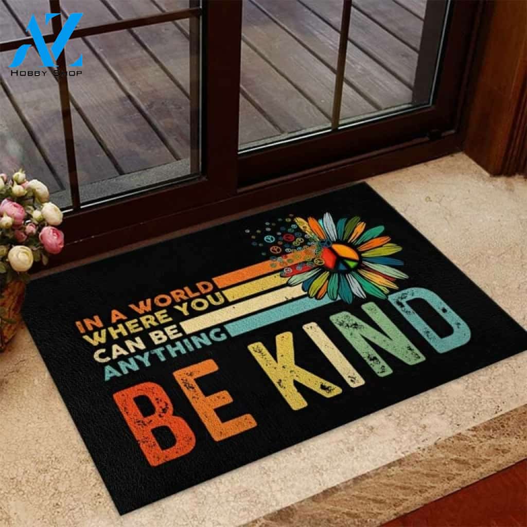 Be Kind Hippie Doormat