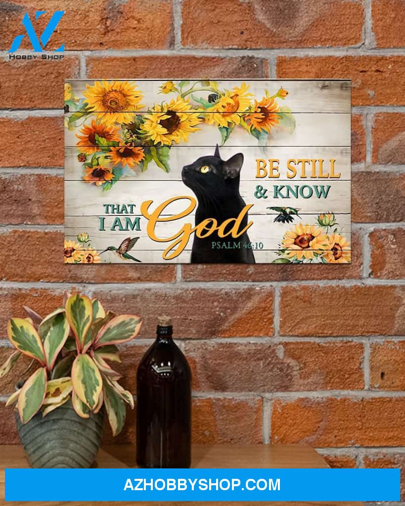 Be Still And Know That I Am God Easter Canvas And Poster, Wall Decor Visual Art, Wall Poster, My Poster Wall