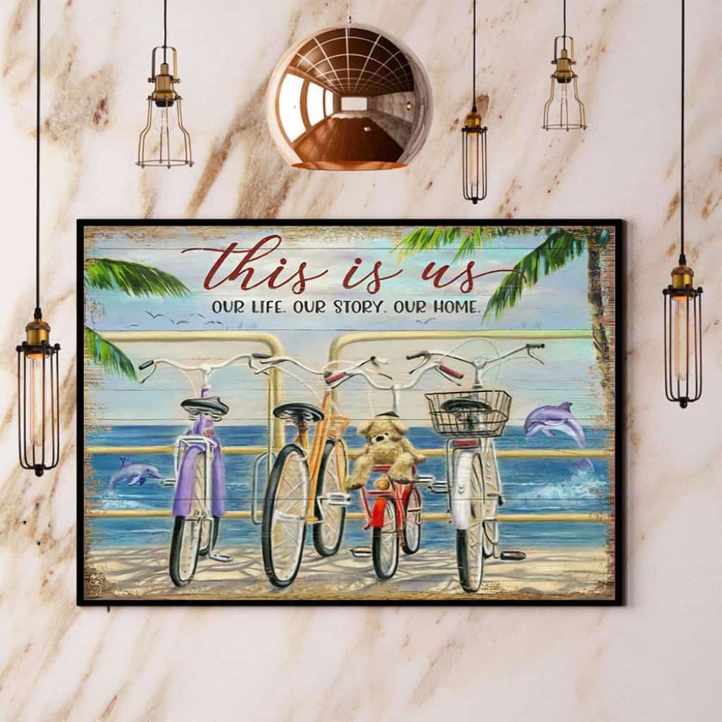 Beach This Is Us Our Life Our Story Our Home Paper Poster No Frame Matte Canvas Wall Decor