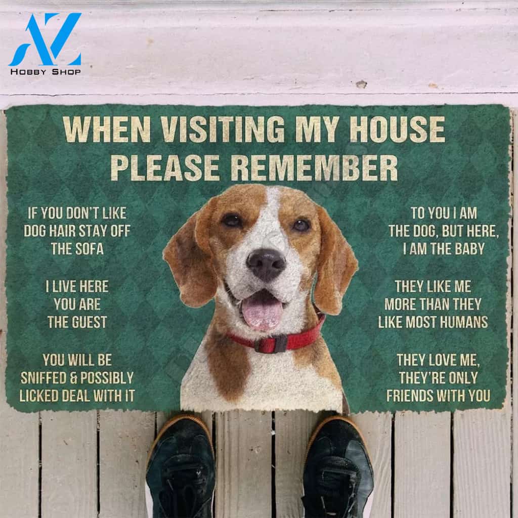 Beagle funny doormat