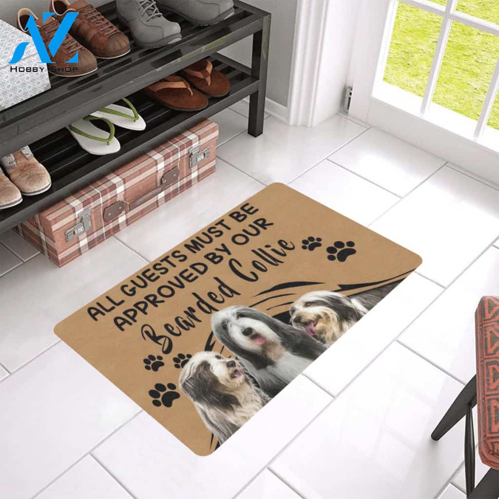 Bearded Collie Approved Doormat Home Decor – Doormat