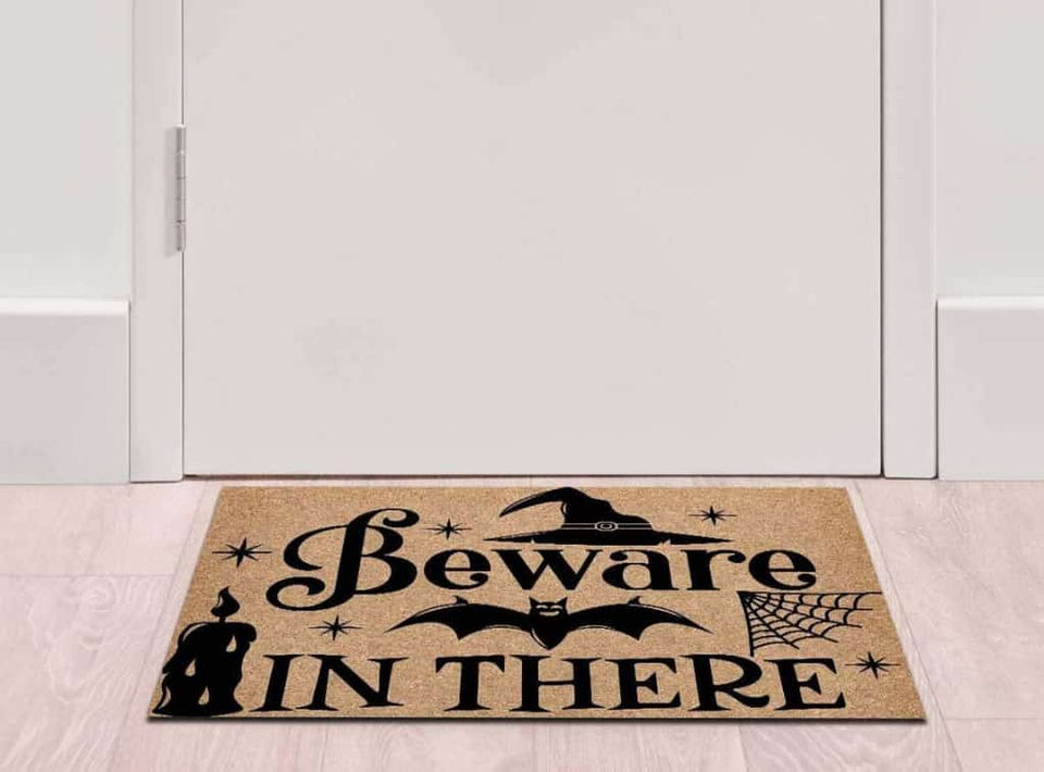 Beware In There Halloween Doormat | Best Outdoor Halloween Decoration
