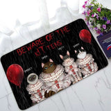 Beware Of The Kitten Personalized Halloween Doormat