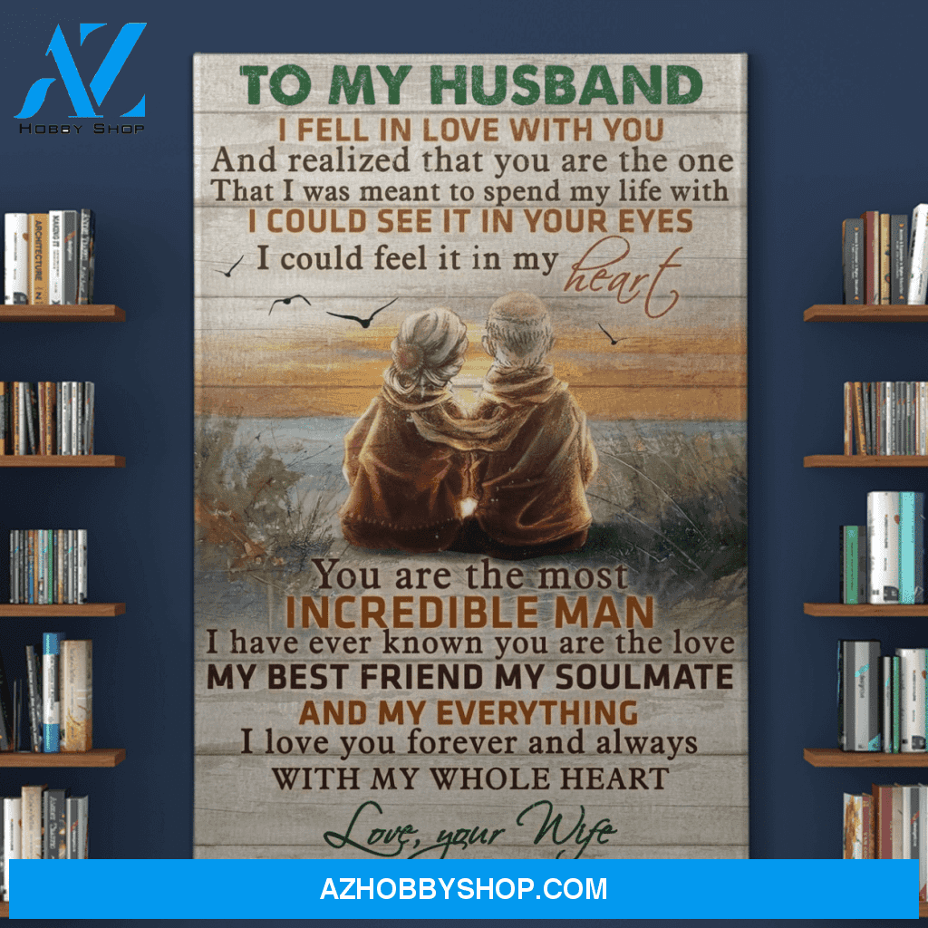 Portrait God Canvas - Bible Verse Wall Art - Wife to Husband - Youre the most incredible man Canvas