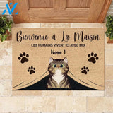 Bienvenue À La Maison French - Personalized Doormat | Welcome Mat | House Warming Gift