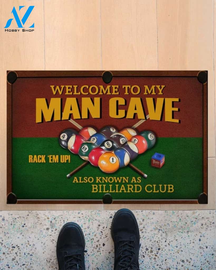 Billiard Club Doormat | Welcome Mat | House Warming Gift
