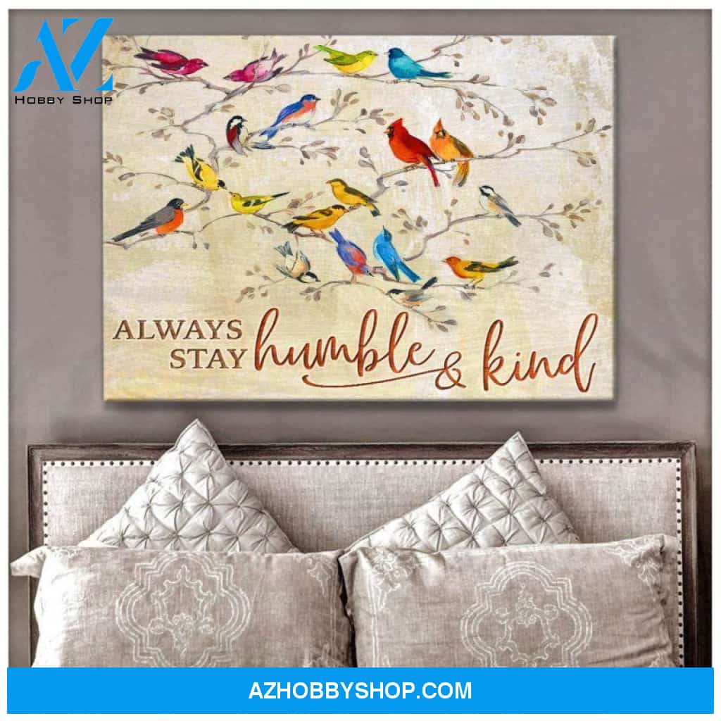 Bird Canvas - Hanging Art Above Sofa