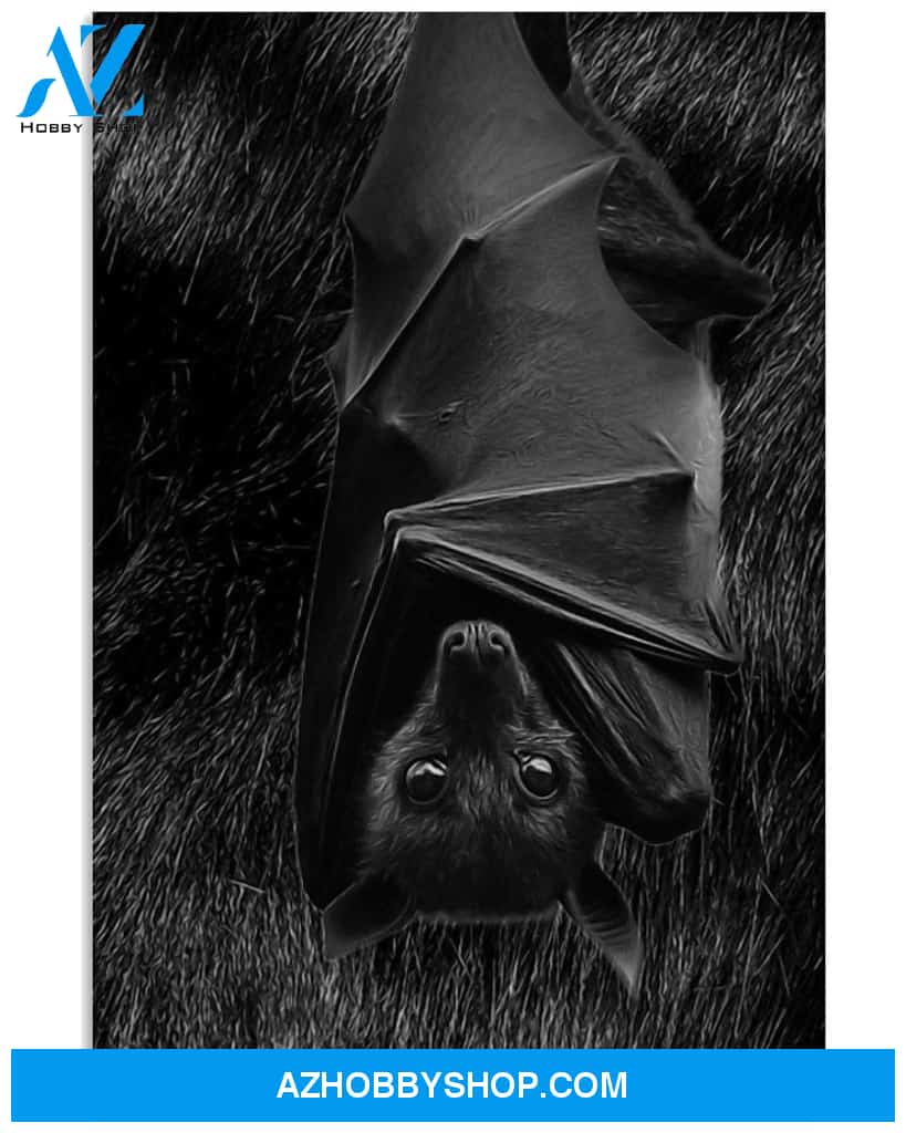 Black Bat Fur Texture poster