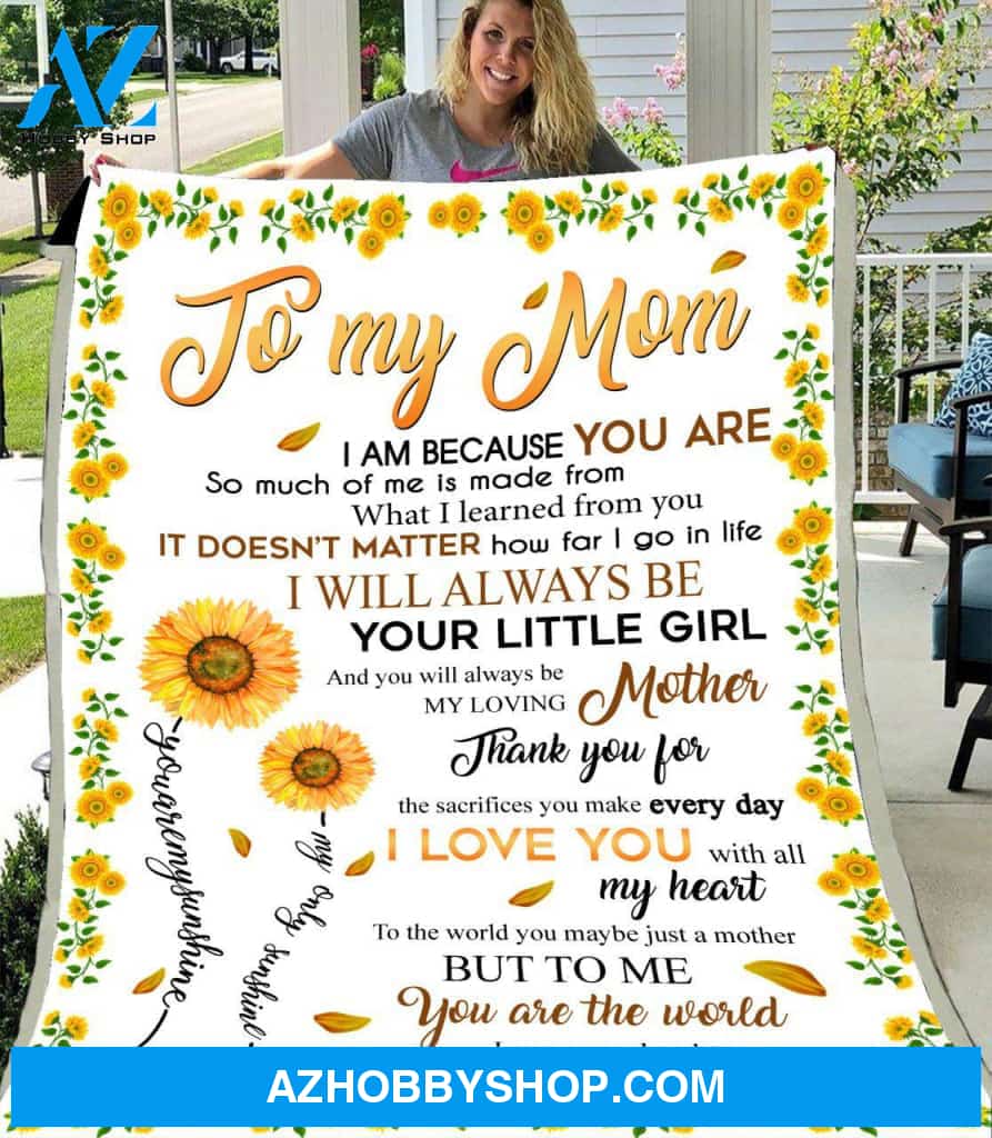 Blanket Mothers Day Gifts To My Mom You Are The World Gift For Mom Blanket Unique Gifts