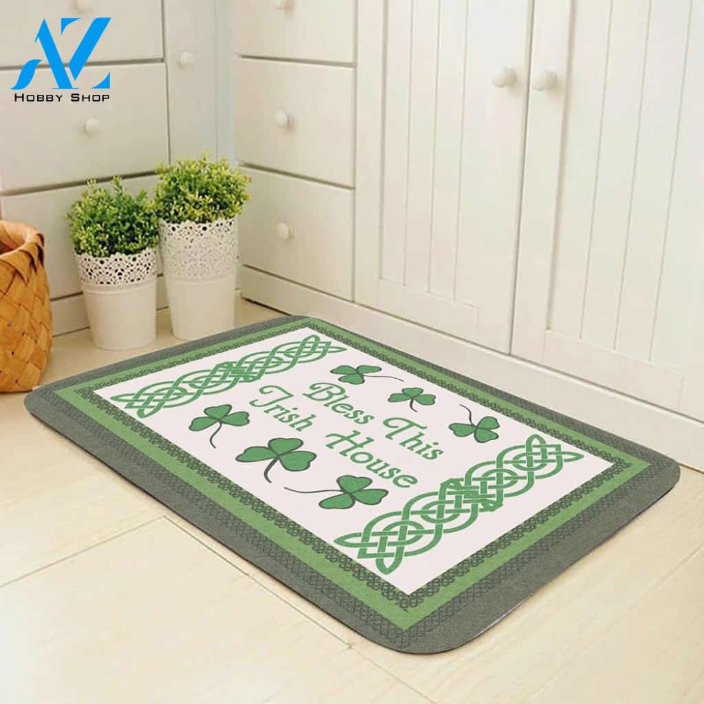 Bless This Irish House Doormat Welcome Mat House Warming Gift Home Decor Funny Doormat Gift Idea
