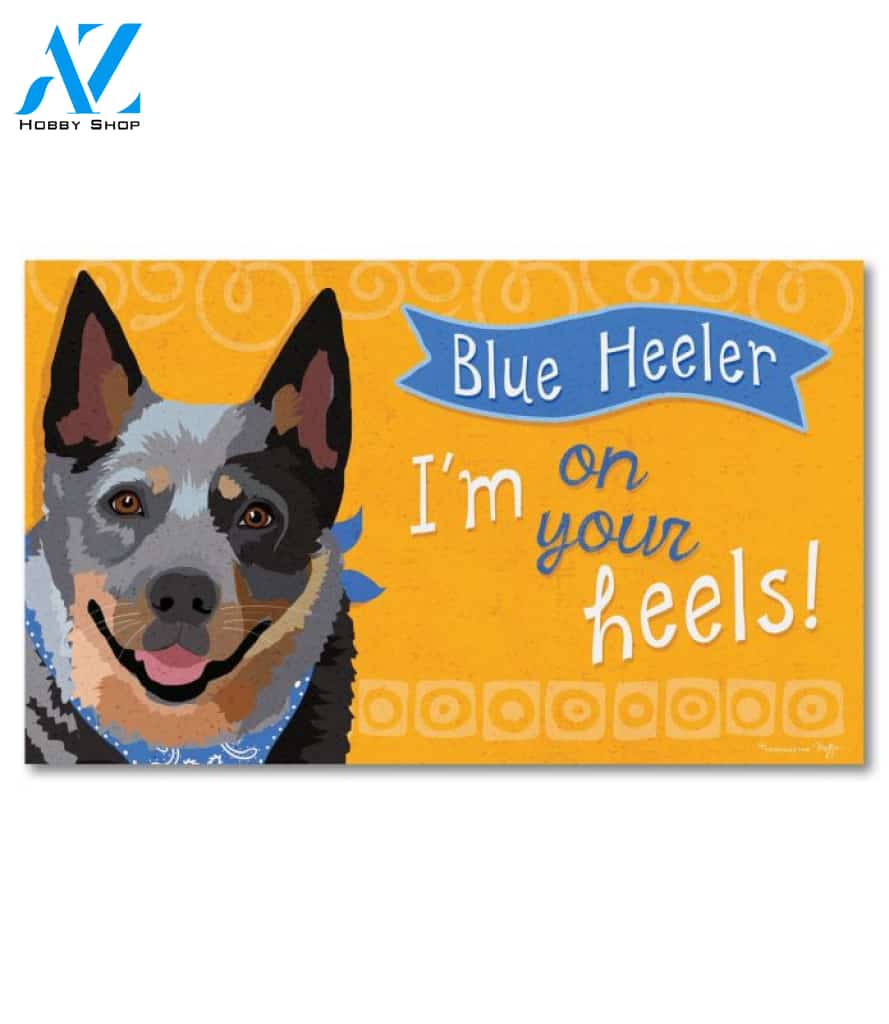 Blue Heeler Doormat - 18" x 30"