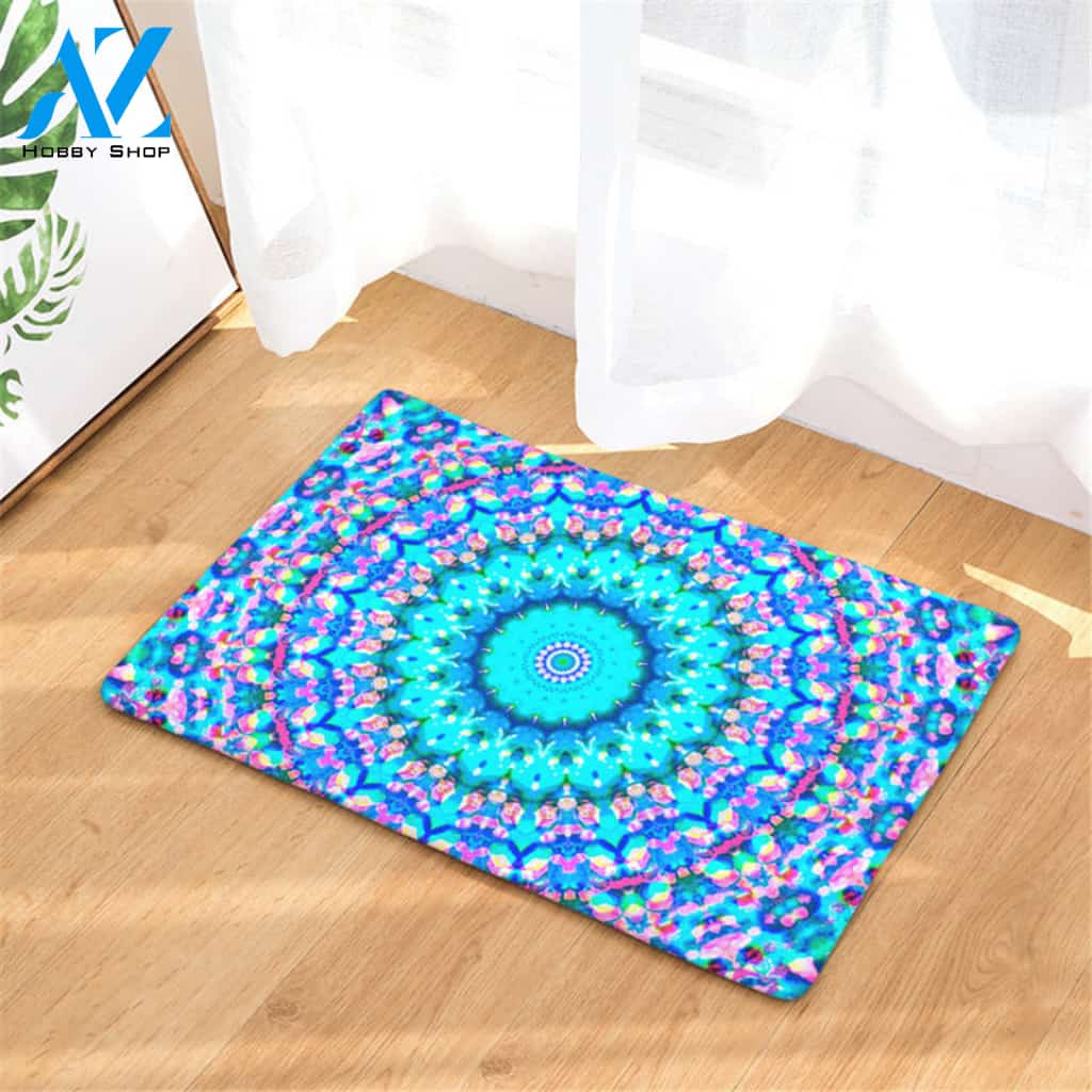 Blue Pupil Door Mat