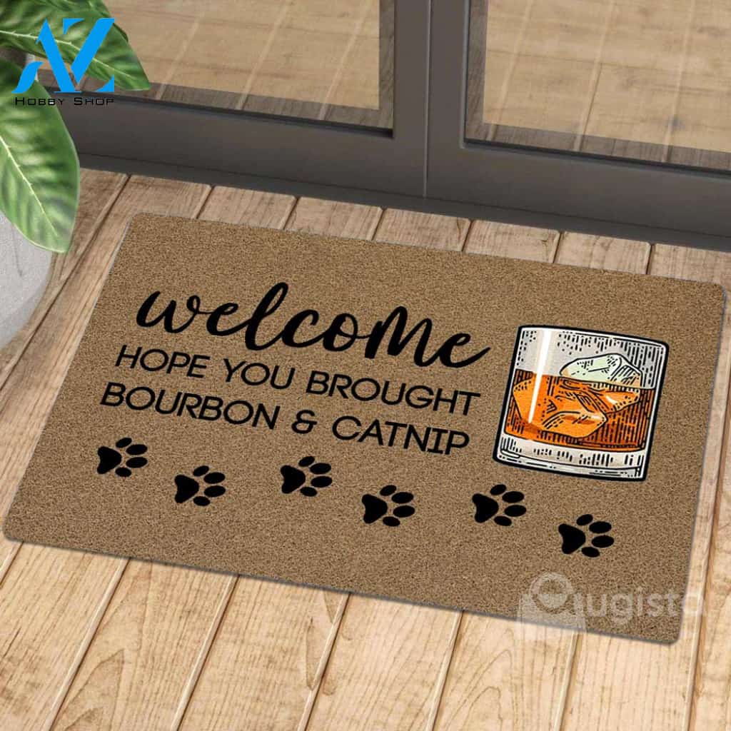 Brought Bourbon and Catnip Doormat 01