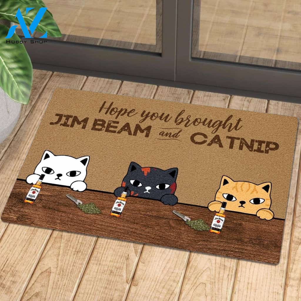 Brought Jim And Catnips Doormat | Colorful | Size 8x27'' 24x36''