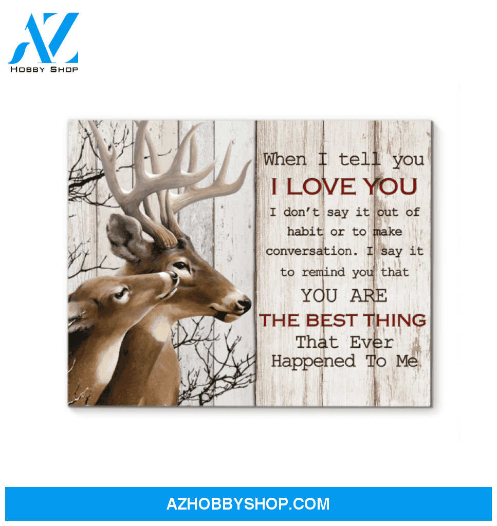 Buck&Doe The Best Thing Wall Art Canvas Prints, Wall Decor Visual Art