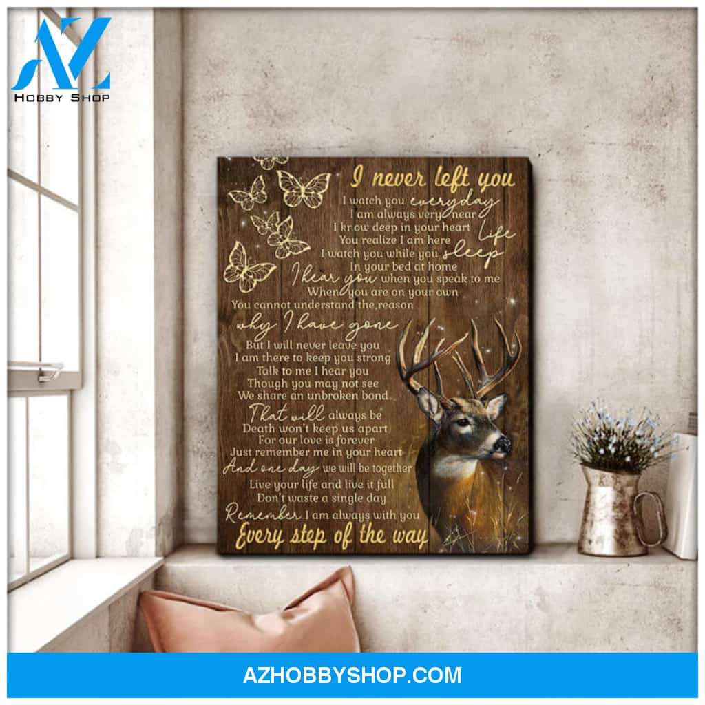 Canvas Deer I never left you