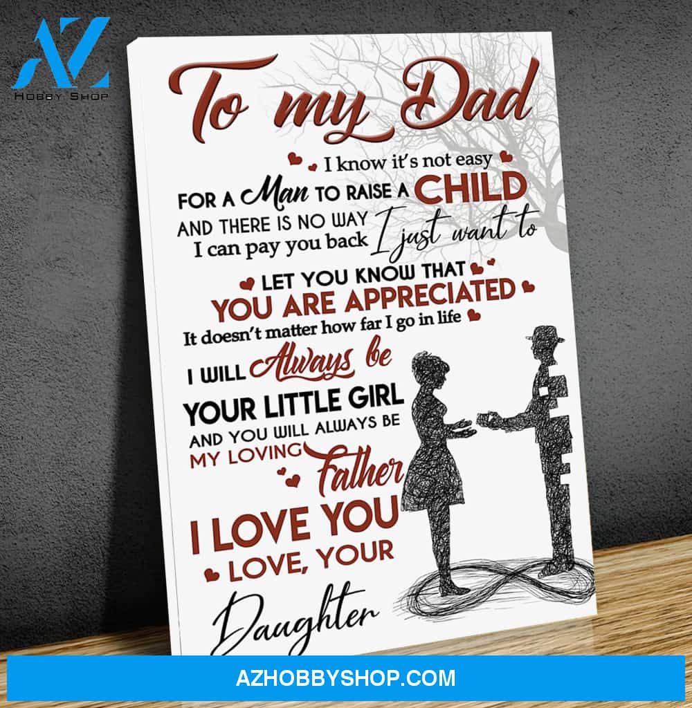 Canvas Gift For Dad - Hanging Art For Bedroom