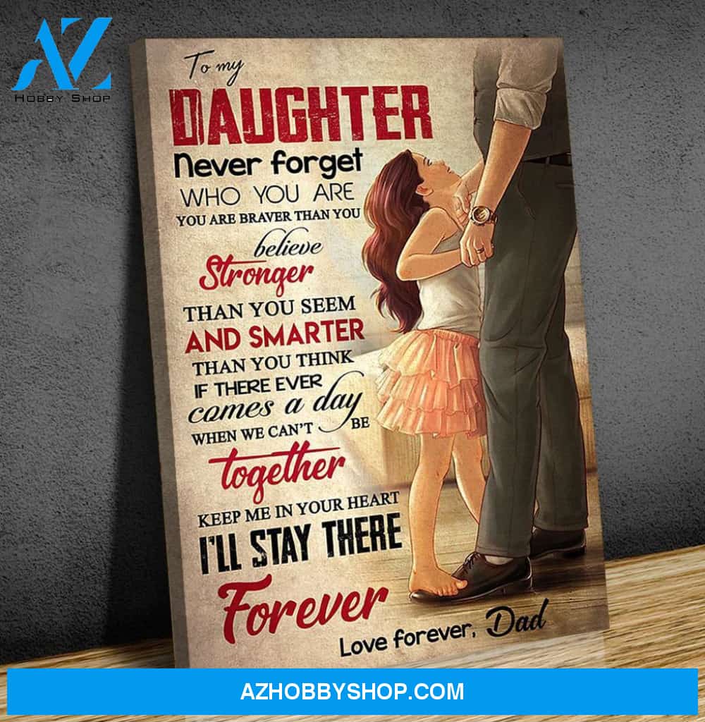 Canvas Gift For Daughter - Hanging Art For Bedroom