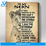 Canvas Gift For Son - Hanging Art For Bedroom