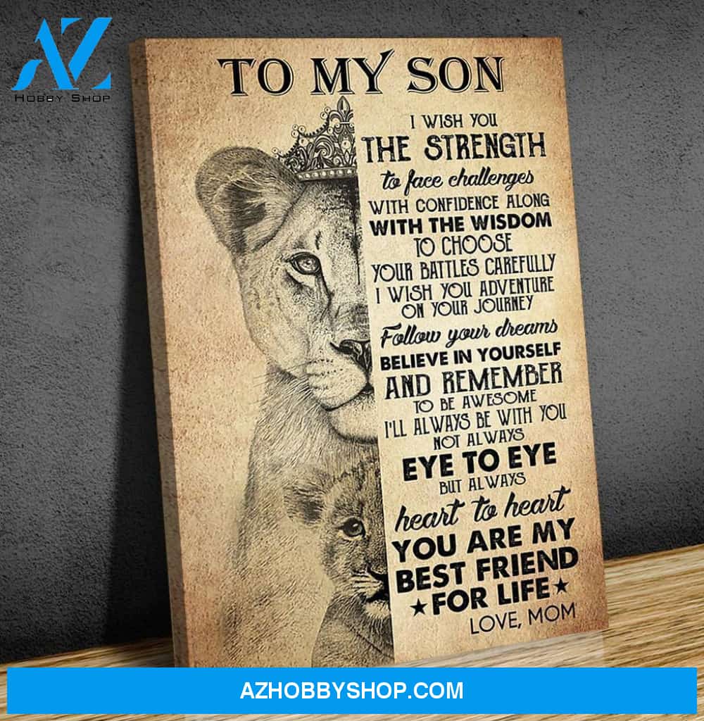 Canvas Gift For Son - Hanging Art For Bedroom