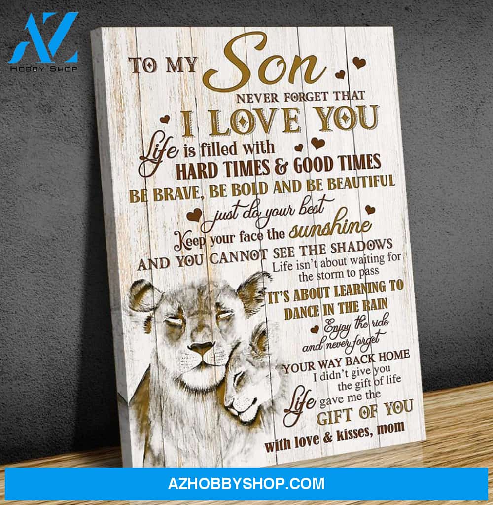 Canvas Gift For Son - Hanging Art For Bedroom