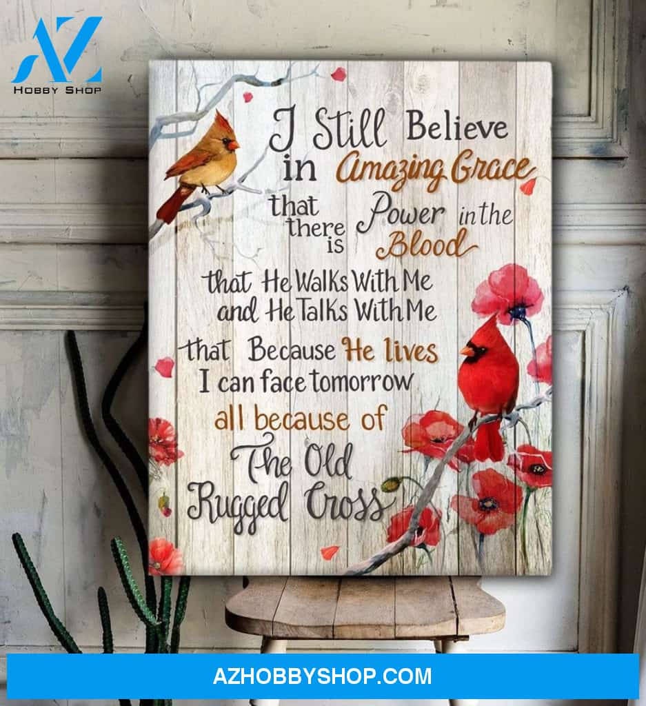 Cardinal Amazing Grace Wall Art Canvas Prints