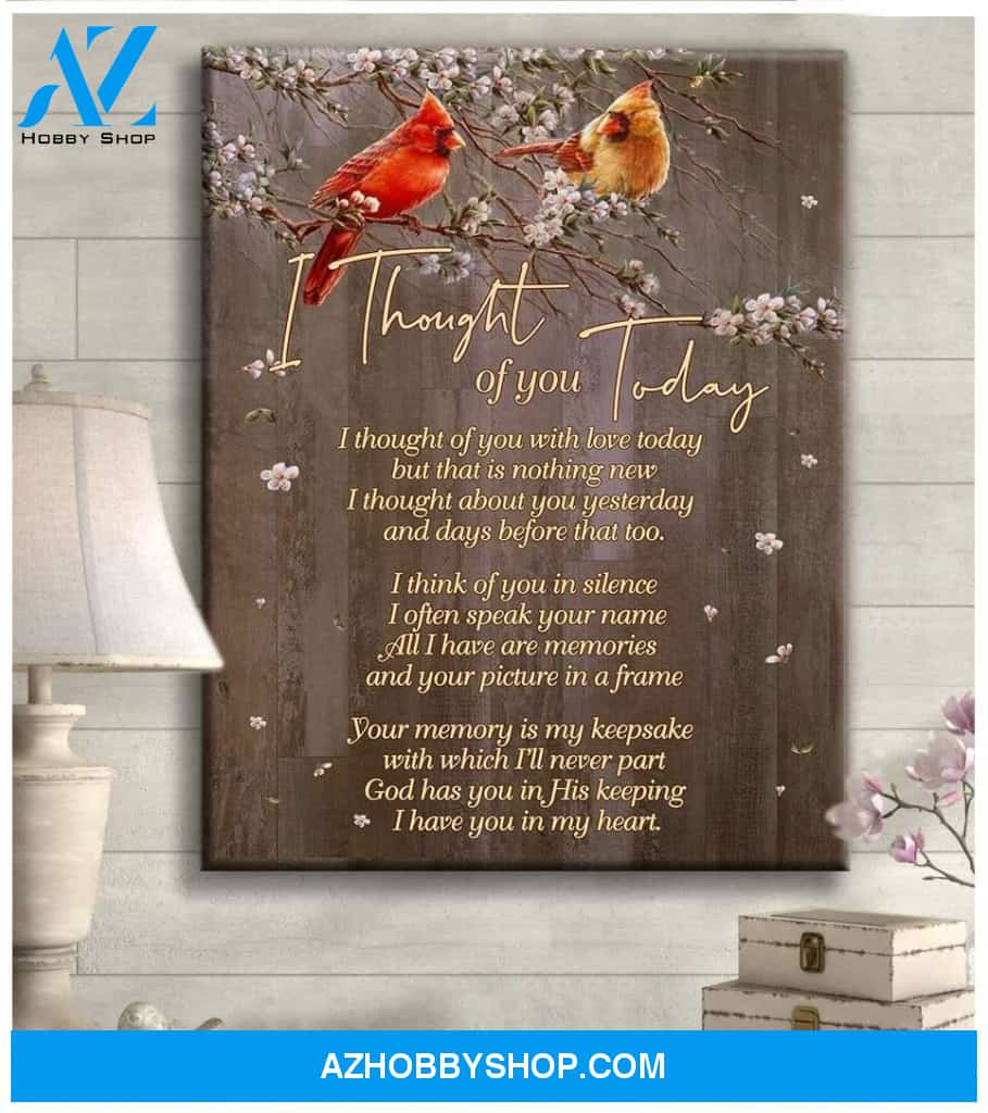 Cardinal Today Wall Decor Canvas Wall Art, Wall Decor Visual Art
