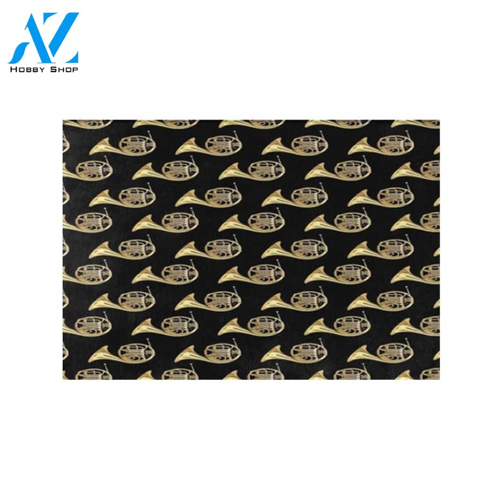 Carpet Golden Musical Instrument Doormat Entrance Mat Doormat Welcome Mat Housewarming Gift Home Decor Funny Doormat Gift For Friend Gift For Family