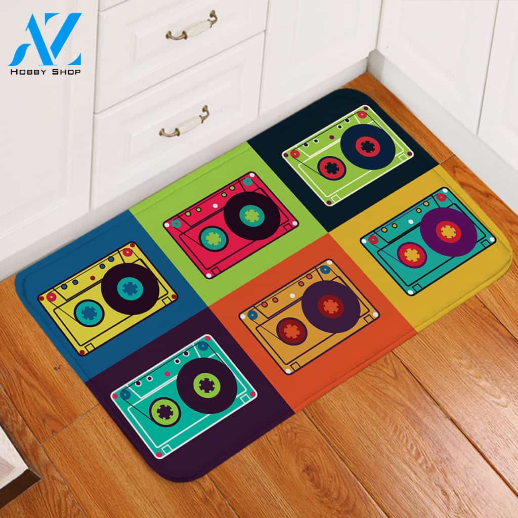 Cassette Profiles Colorblocks Door Mat
